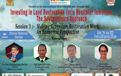 Join the Webinar Session 3 on World Desertification and Drought Day Webinar Series, 2021 by FAPM-WUSL with MOA