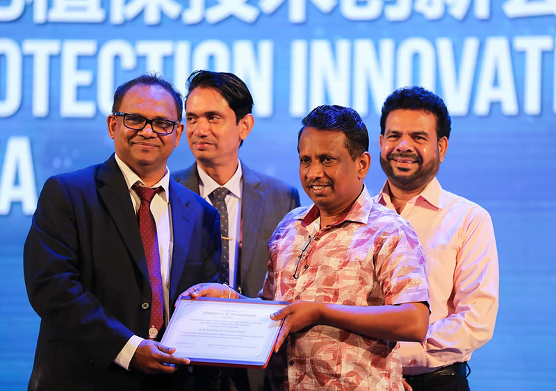Dr. Wishwajith Kandegama Received a Certificate of Honour
